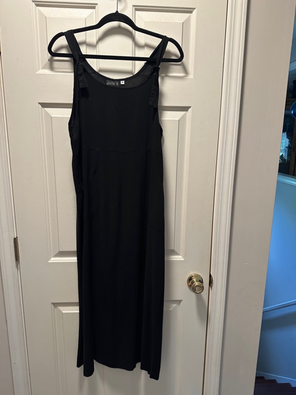 Vintage Julia B Black Sleeveless Midi Dress/Jumper